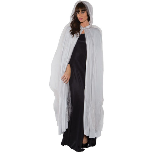 Grey Ghost Cape Long Adult