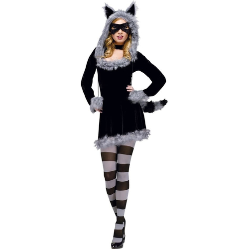 Grey Racoon Adult Costume