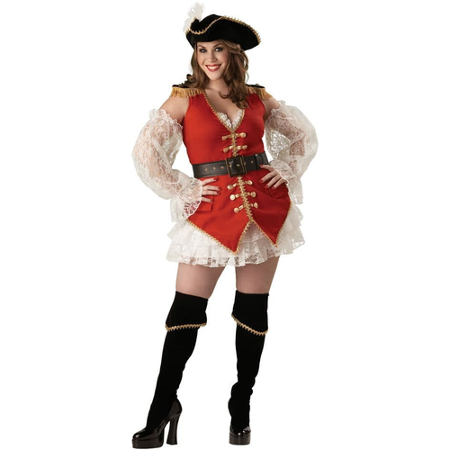 Lady Pirate Adult Plus Size Costume
