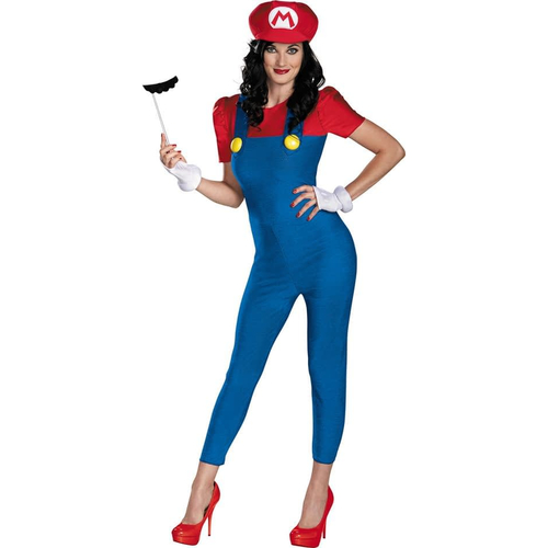 Mario Female Adult Costume