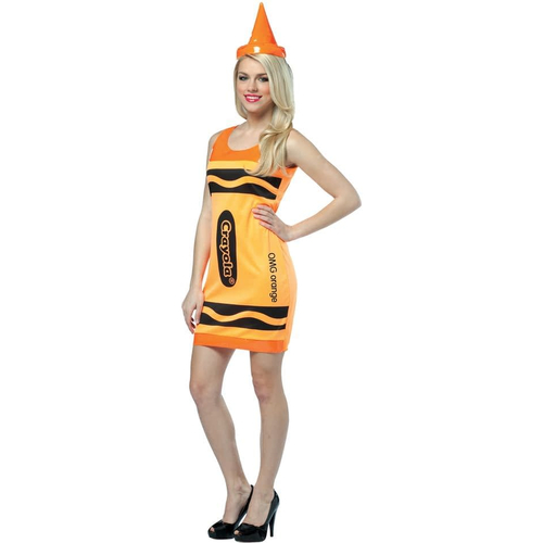 Orange Pencil Crayola Adult Costume