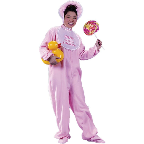 Pink Baby Adult Costume