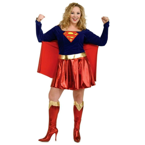 Supergirl Adult Costume Plus Size