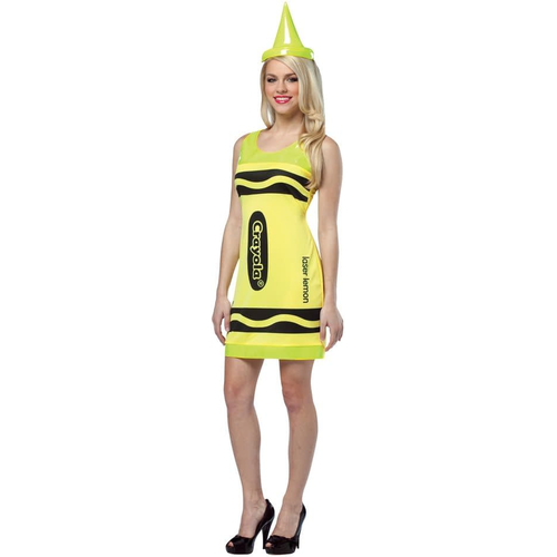 Yellow Pencil Crayola Adult Costume