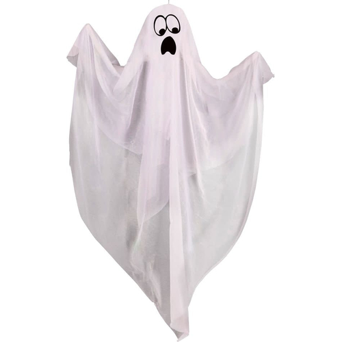 Animated Ghost With Light Up Face
