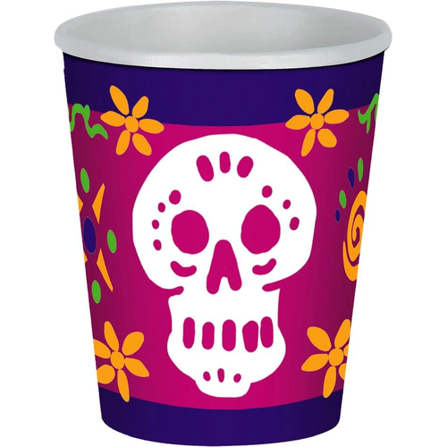 Day Of The Dead Beverage Cups. Table Decoration.