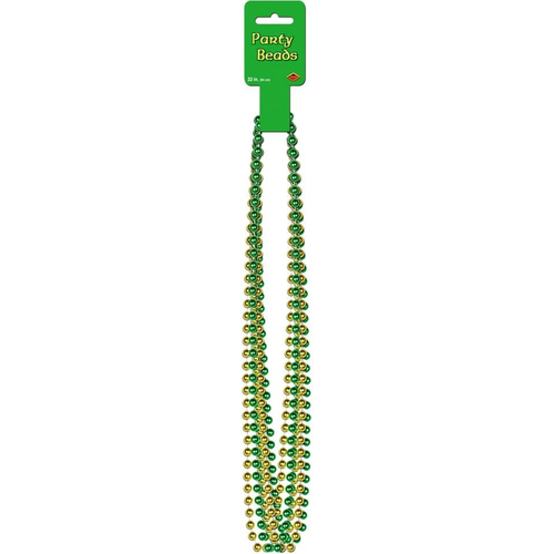 Green Party Beads.