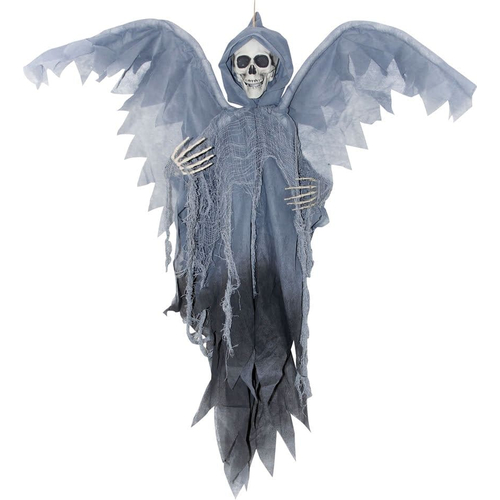 Grey Winged Reaper 3 Ft. Halloween Props.