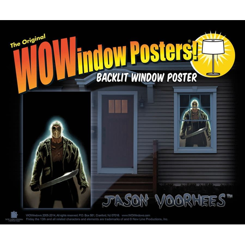 Jason Voorhees Window Poster. Walls, Doors, Windows Decorations.