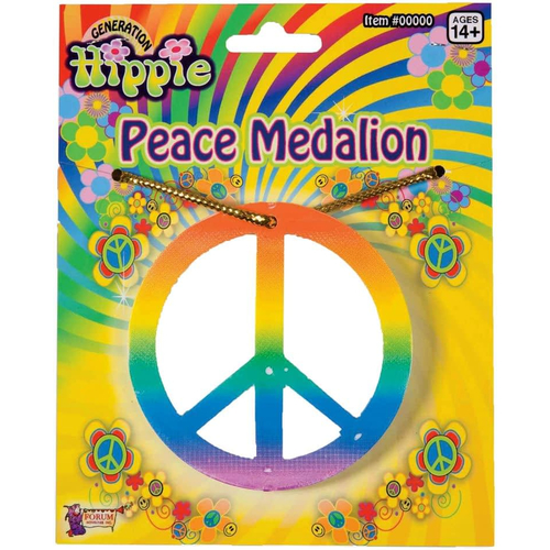 Rainbow Peace Medallion