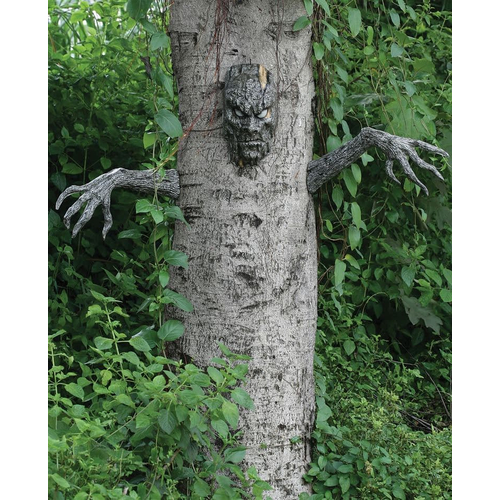 Spooky Living Tree. Outdoor Decoration.