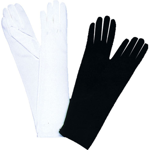 Gloves Elbow Lgh White 1 Size