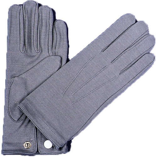 Gloves Nylon W Snap Mens Grey
