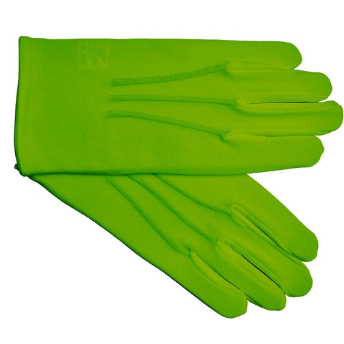 Gloves Nylon W Snap Neon Yello