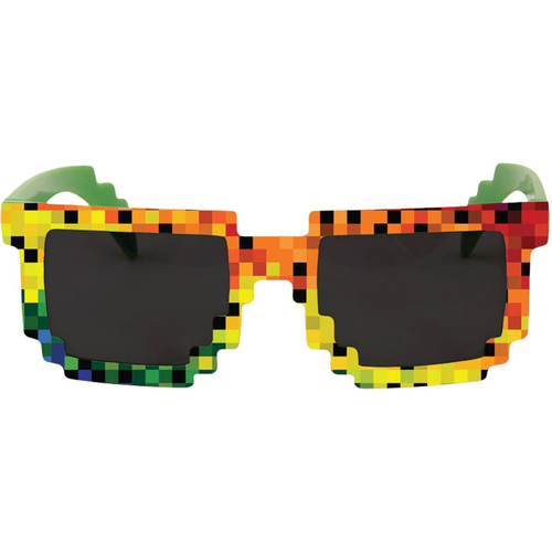 Pixel Glasses Rainbow