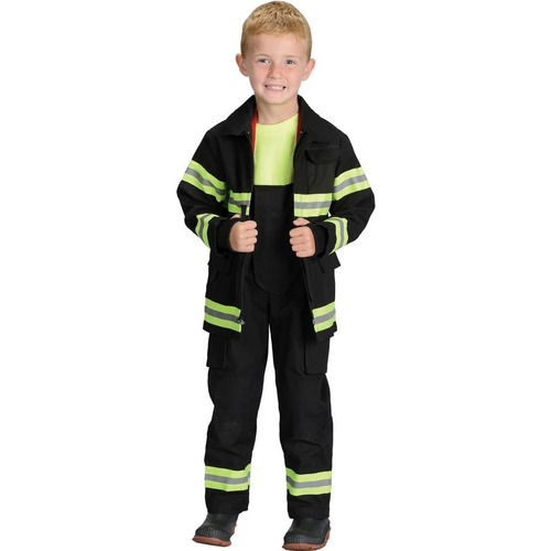 Black Firefighter Child Costume