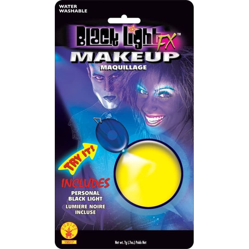 Blacklight Makeup Yellow Glow
