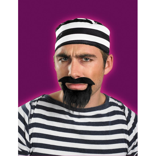 Moustache And Beard Prisoner