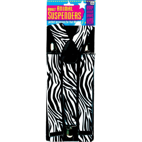 Suspenders 80'S Zebra