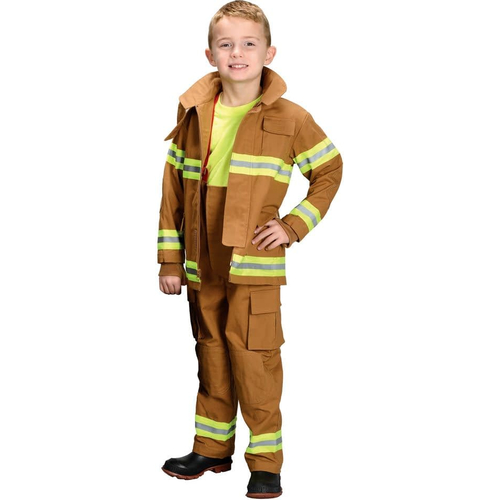 Tan Firefighter Child Costume