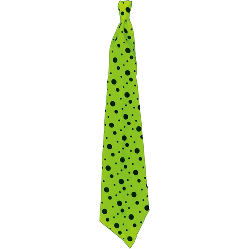 Tie Neon Long Lime Green
