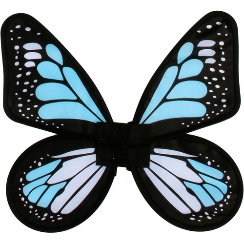 Wings Butterfly Satin Ad Blue/