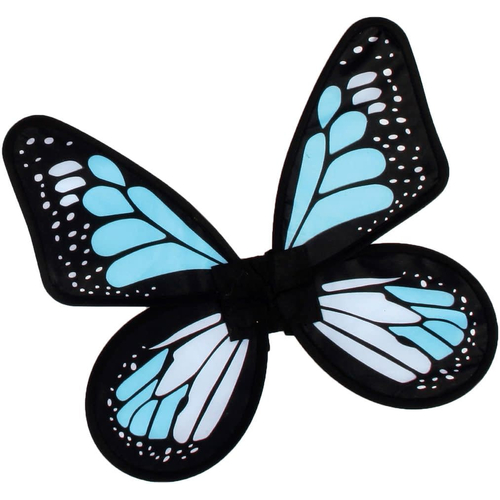 Wings Butterfly Satin Ch Blue/