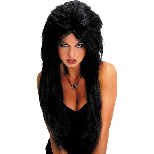 Black Vampiress Wig For Halloween