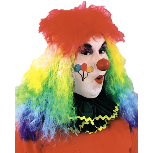Clown Rainbow Wig For Adults