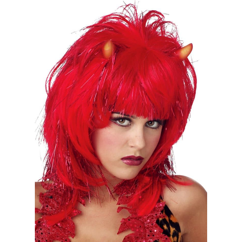 Demonica Devil Red Wig For Halloween