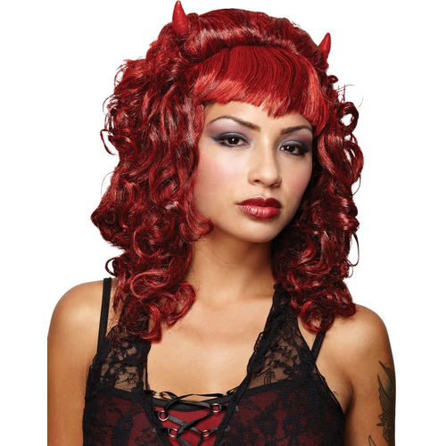 Devilina Red Peruke For Halloween