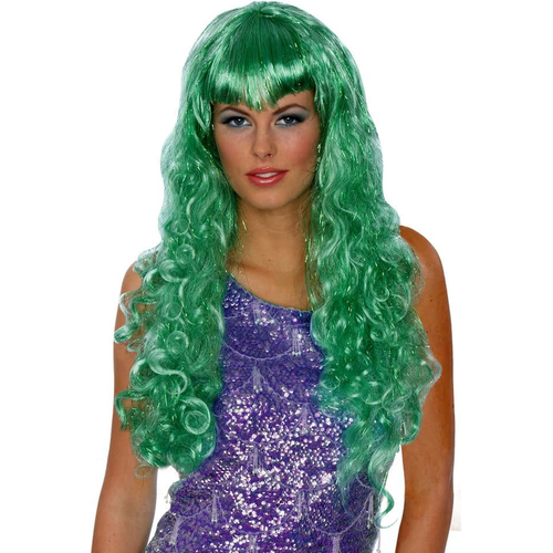 Green Wig For Mermaid Costume