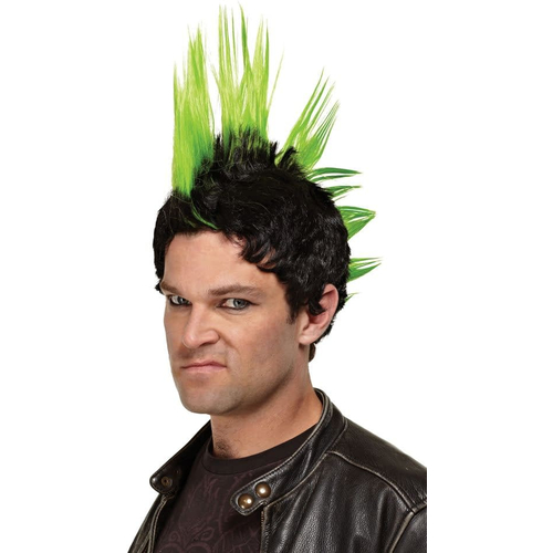Green Wig For Punk Rocker