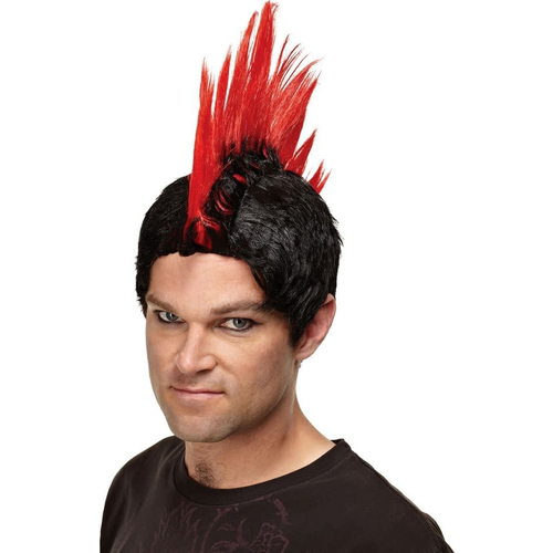 Red Wig For Punk Rocker