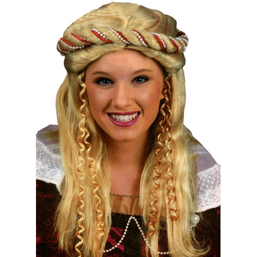 Renaissance Blonde Wig For Adults