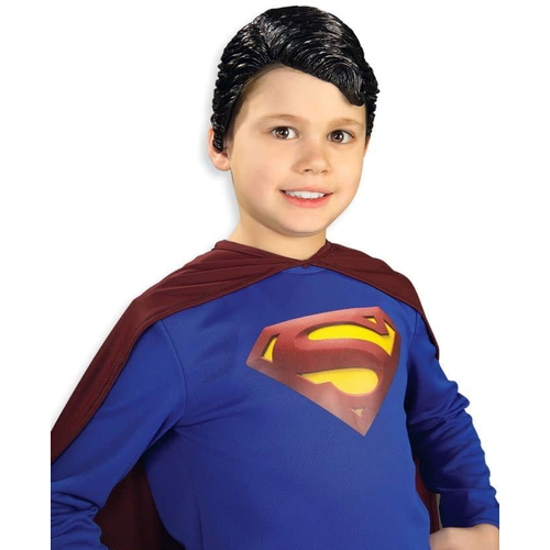 Superman Vinyl Wig For Children