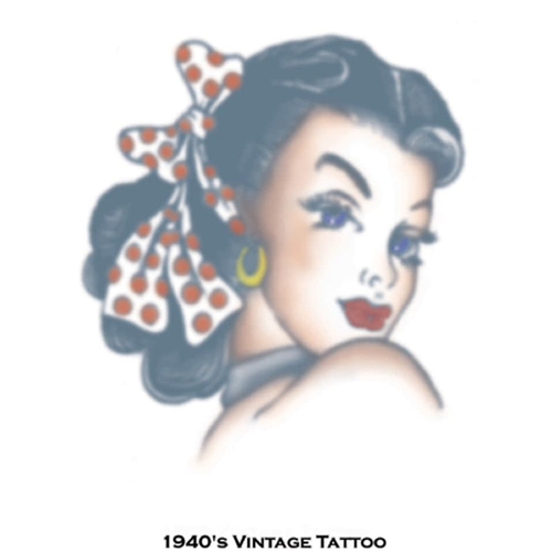 Tattoo Vintage Girl