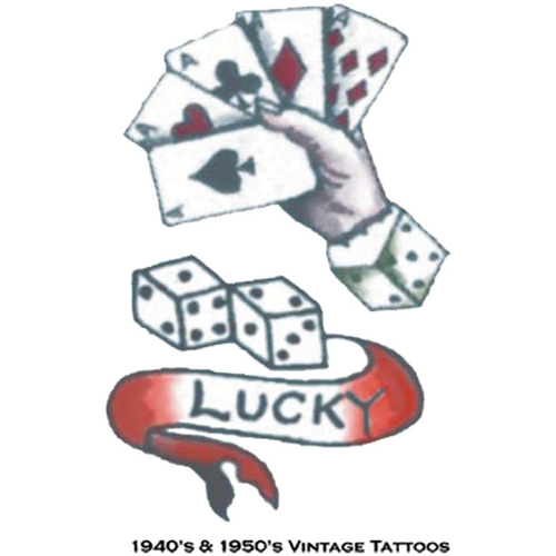 Tattoo Vintage Lucky 1940 1950