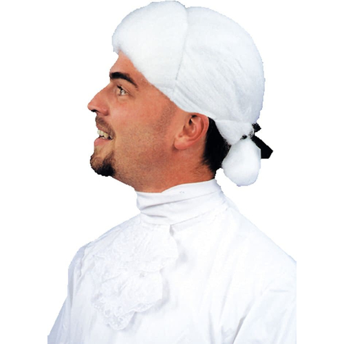 White Wig For Colonial Man Costume