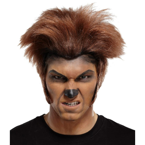 Wolfman Wig For Halloween Brown