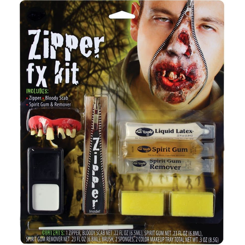 Zipper Character Make Up Kit Zombie