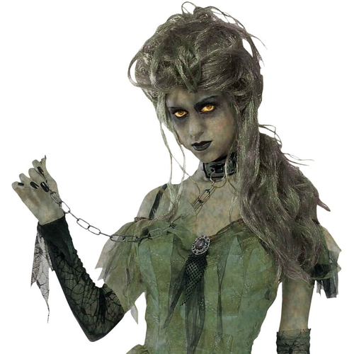 Zombie Lady Peruke For Halloween
