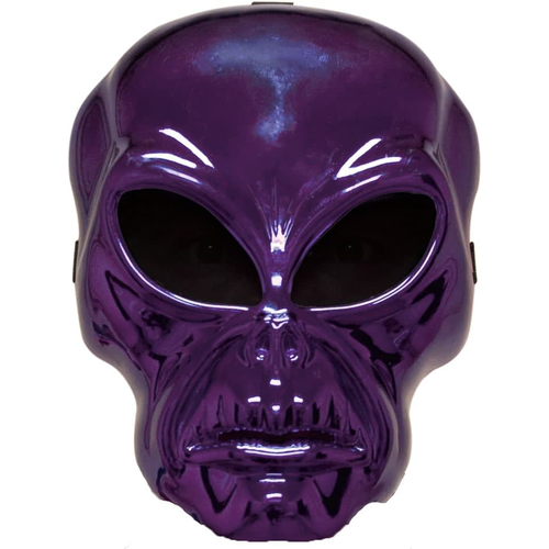 Alien Hockey Purple Mask For Halloween