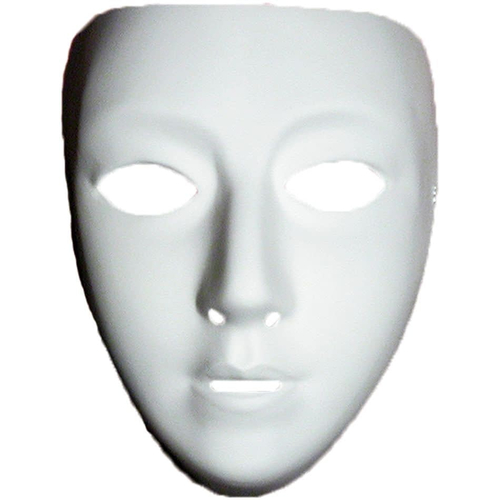Blank Female Mask For Adults