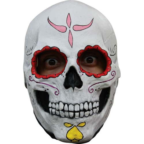 Catrina Skull Latex Mask For Halloween