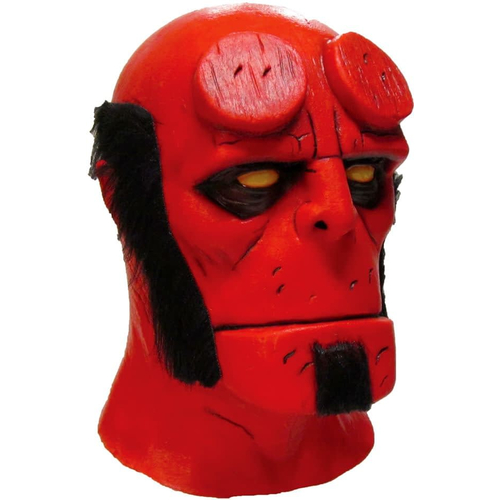 Hellboy Latex Mask For Adults