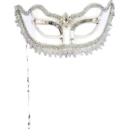 Masquerade White Parade Mask