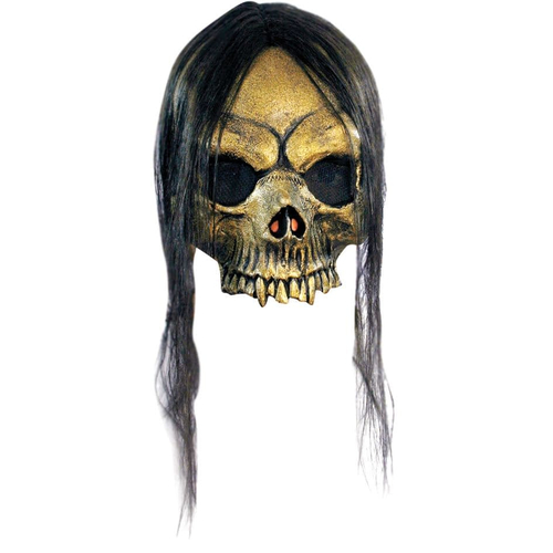 Open Gold Skull For Halloween