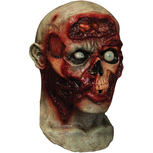 Pulsing Zombie Brains Digital Mask For Halloween