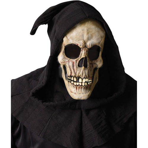 Shroud Skull Mask Open Mouth For Halloween